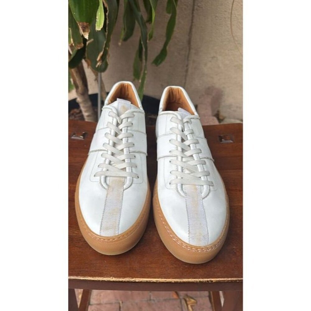 DANIEL PATRICK Size 9 (42) Men's Low Top Shoes White Designer Worn Once